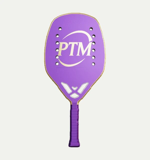 Violetinė PTM raketė su auksiniu logotipu